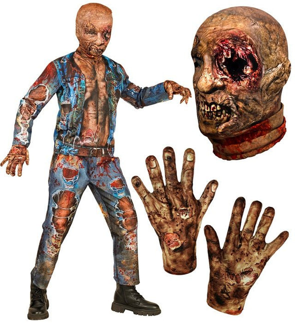 Halloween Kostuum Kind Zombie Jeans van Widmann koop je bij Partywinkel