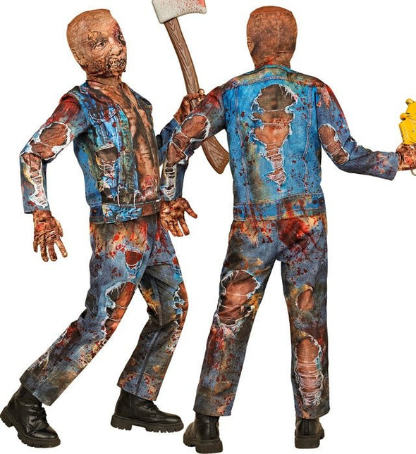 Halloween Kostuum Kind Zombie Jeans van Widmann koop je bij Partywinkel
