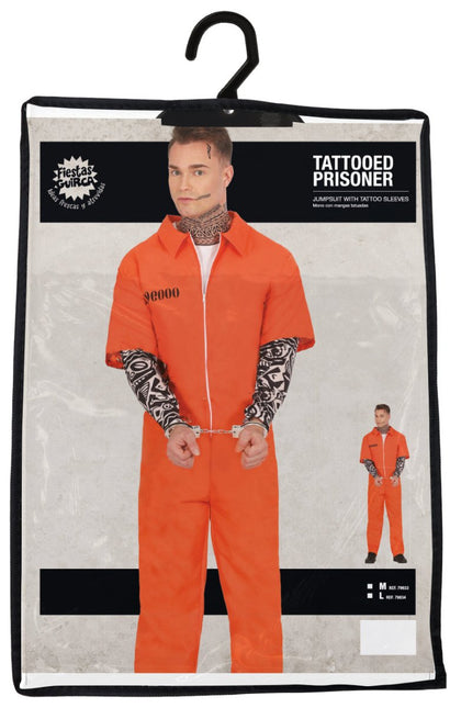 Halloween Kostuum Oranje Heren Gevangene van Fiestas Guirca koop je bij Partywinkel
