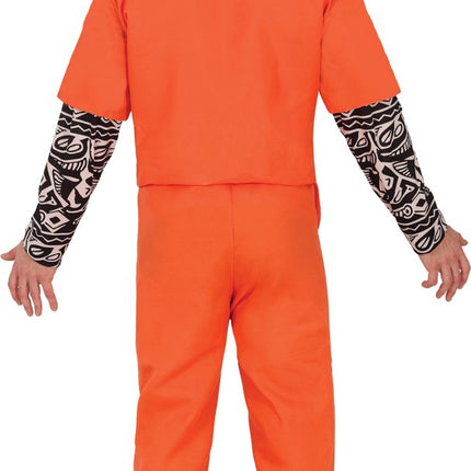Halloween Kostuum Oranje Heren Gevangene van Fiestas Guirca koop je bij Partywinkel