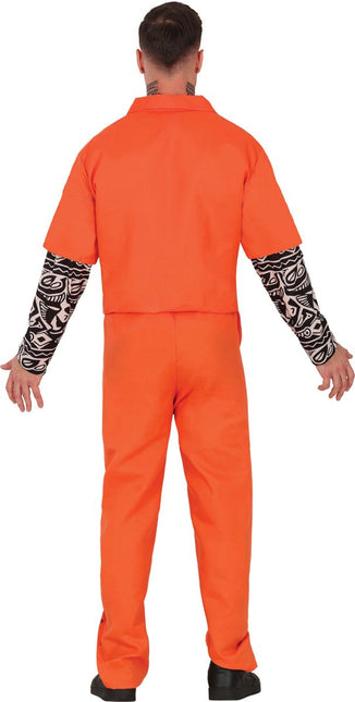 Halloween Kostuum Oranje Heren Gevangene van Fiestas Guirca koop je bij Partywinkel