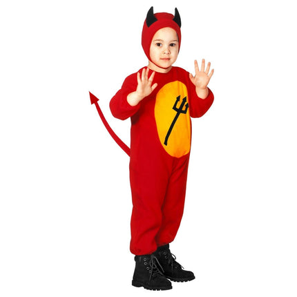 Halloween Kostuum Rood Baby Duivel 2 delig van Widmann koop je bij Partywinkel