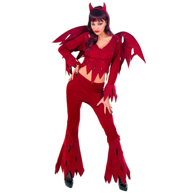 Halloween Kostuum Rood Dames Duivel van Widmann koop je bij Partywinkel