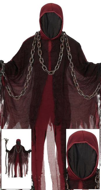 Halloween Kostuum Rood Heren Mysterieus van Fiestas Guirca koop je bij Partywinkel
