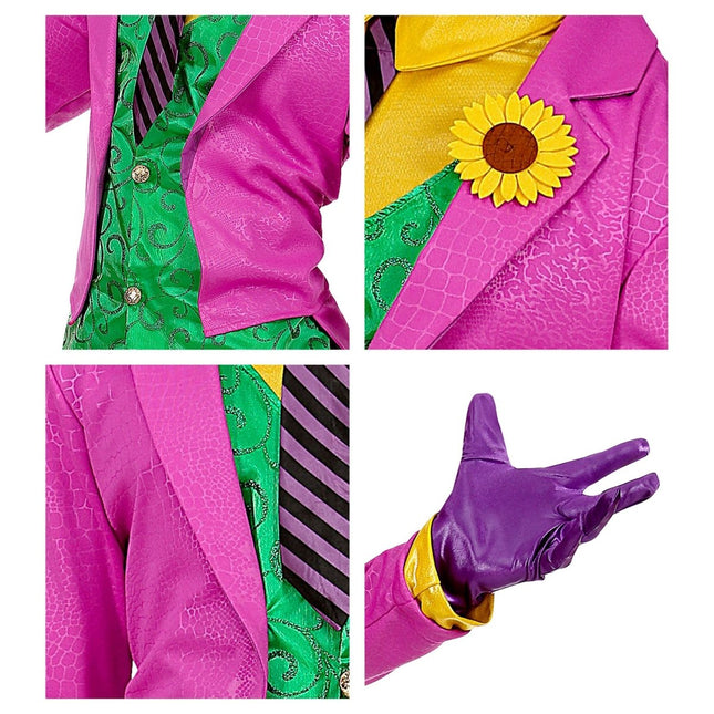 Halloween Kostuum Roze Heren Joker van Widmann koop je bij Partywinkel