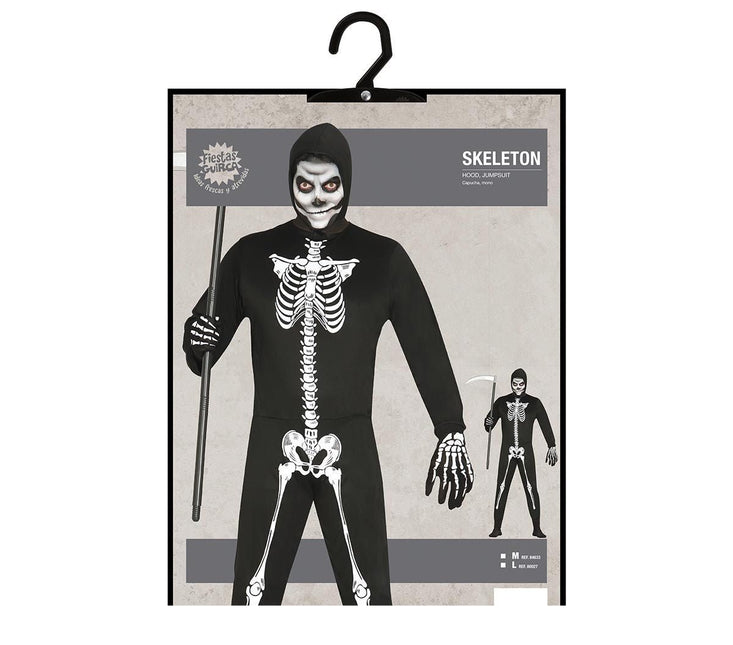 Halloween Kostuum Skelet van Fiestas Guirca koop je bij Partywinkel