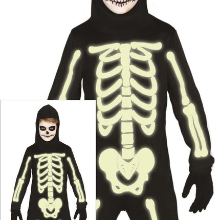 Halloween Kostuum Skelet Glow In The Dark Kind van Fiestas Guirca koop je bij Partywinkel