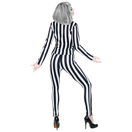 Halloween Kostuum Wit Zwart Dames Geest van Widmann koop je bij Partywinkel