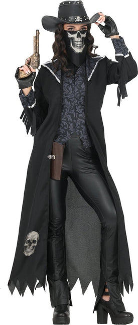 Halloween Kostuum Zwart Dames Gothic Cowgirl van Fiestas Guirca koop je bij Partywinkel
