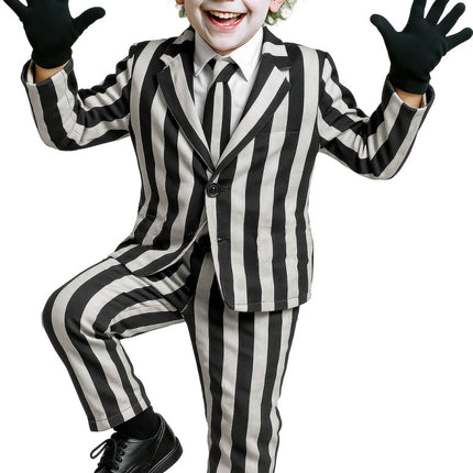 Halloween Kostuum Zwart Wit Kind 3 delig van Fiestas Guirca koop je bij Partywinkel