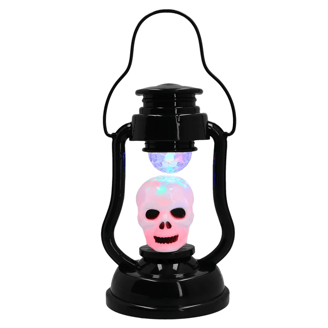 Halloween Lantaarn Met Licht En Geluid 21cm van Boland koop je bij Partywinkel