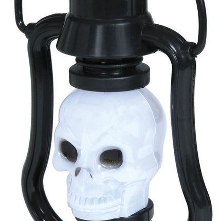 Halloween Lantaarn Schedel Met Licht En Geluid 15cm van Fiestas Guirca koop je bij Partywinkel