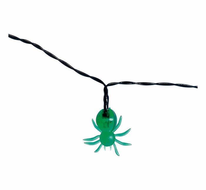 Halloween Led Lampjes Spinnen 1,55m van Fiestas Guirca koop je bij Partywinkel