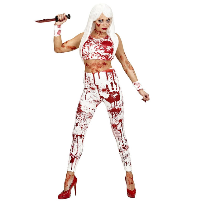 Halloween Legging Bloed van Widmann koop je bij Partywinkel