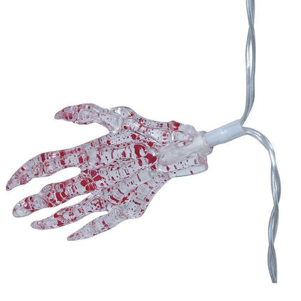 Halloween Lichtslinger LED Skelet Hand 1,15m van Fiestas Guirca koop je bij Partywinkel