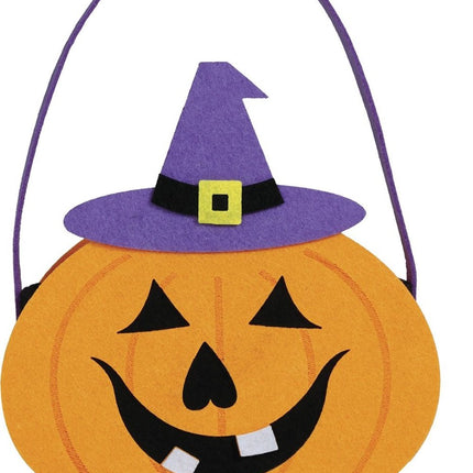 Halloween Mand Pompoen 18cm van Fiestas Guirca koop je bij Partywinkel