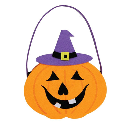 Halloween Mand Pompoen 18cm van Fiestas Guirca koop je bij Partywinkel