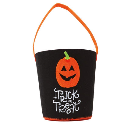 Halloween Mandje Trick Or Treat 35cm van Fiestas Guirca koop je bij Partywinkel
