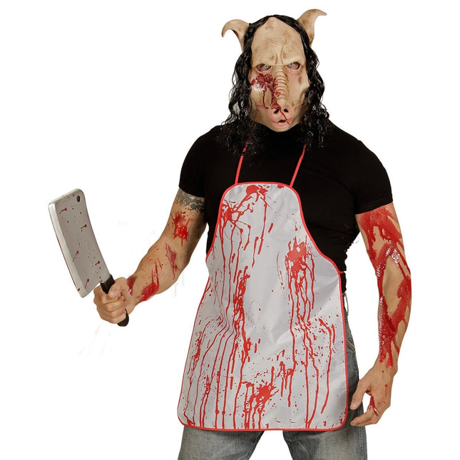 Halloween Masker Beige Varken van Widmann koop je bij Partywinkel