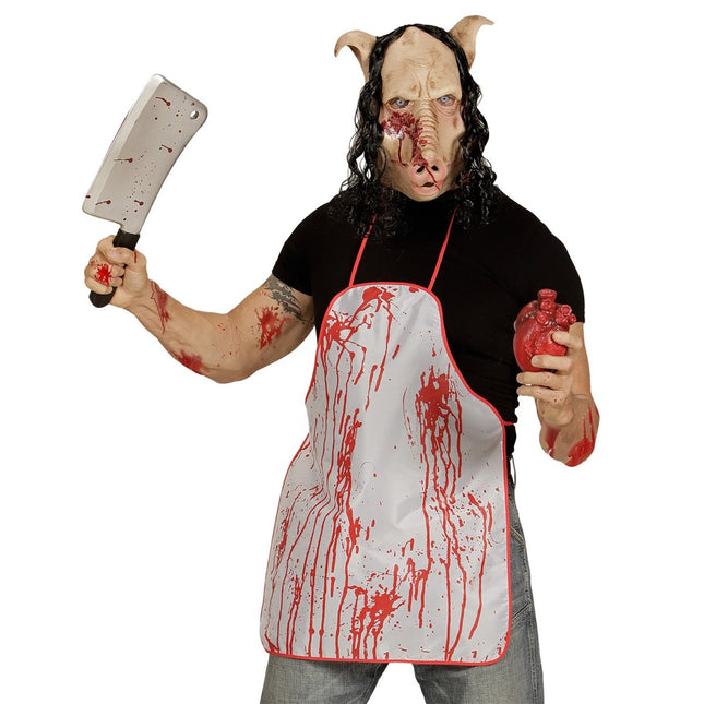 Halloween Masker Beige Varken van Widmann koop je bij Partywinkel