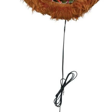 Halloween Masker Bruin Beer Met Licht van Fiestas Guirca koop je bij Partywinkel