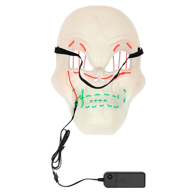 Halloween Masker Led Skelet van Boland koop je bij Partywinkel