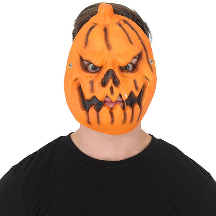 Halloween Masker Oranje Pompoen Foam van Fiestas Guirca koop je bij Partywinkel