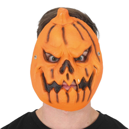 Halloween Masker Oranje Pompoen Foam van Fiestas Guirca koop je bij Partywinkel