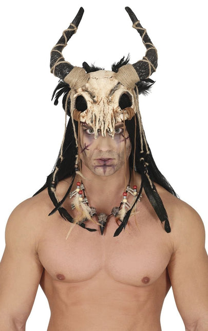 Halloween Masker Ram Schedel van Fiestas Guirca koop je bij Partywinkel