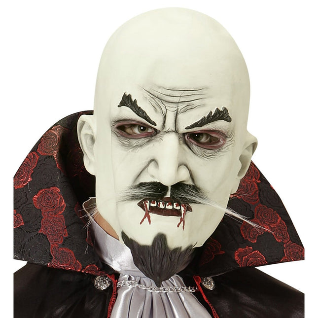 Halloween Masker Vampier Met Snor van Widmann koop je bij Partywinkel