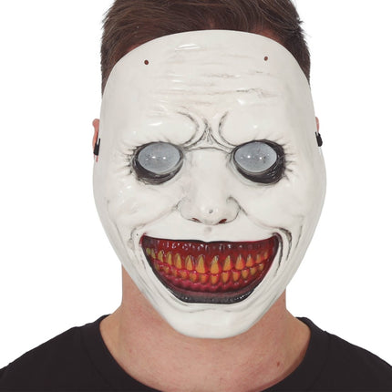 Halloween Masker Wit Bebloede Mond van Fiestas Guirca koop je bij Partywinkel