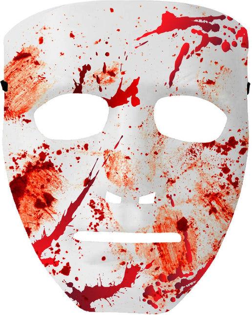 Halloween Masker Wit Bloederig van Fiestas Guirca koop je bij Partywinkel