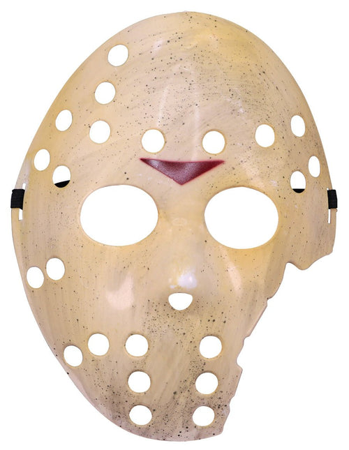 Halloween Masker Wit Hockey Gebroken van Fiestas Guirca koop je bij Partywinkel