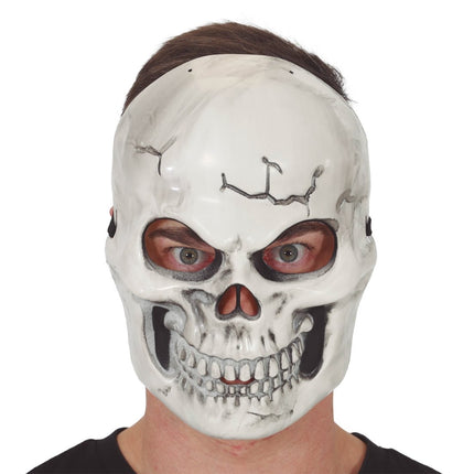 Halloween Masker Wit Skelet van Fiestas Guirca koop je bij Partywinkel
