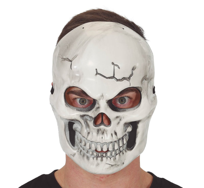 Halloween Masker Wit Skelet van Fiestas Guirca koop je bij Partywinkel