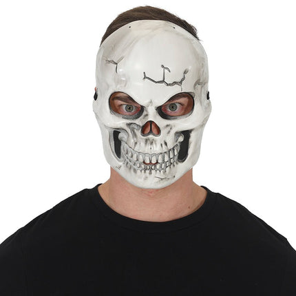 Halloween Masker Wit Skelet van Fiestas Guirca koop je bij Partywinkel