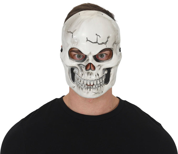 Halloween Masker Wit Skelet van Fiestas Guirca koop je bij Partywinkel