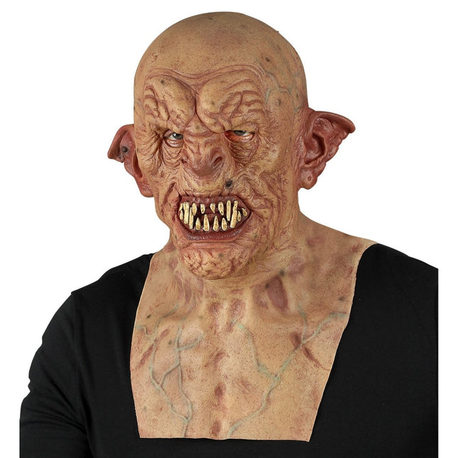 Halloween Masker Zombie Met Nek En Borst van Widmann koop je bij Partywinkel