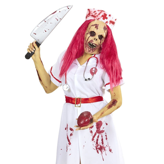 Halloween Masker Zombie Verpleegster van Widmann koop je bij Partywinkel
