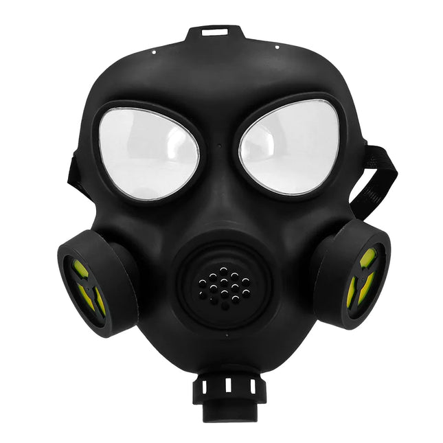 Halloween Masker Zwart Gas Killer van Boland koop je bij Partywinkel