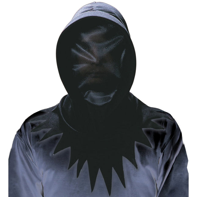 Halloween Masker Zwart Onzichtbaar van Widmann koop je bij Partywinkel