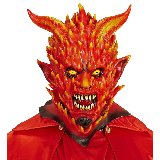 Halloween Maskers Rood Duivel Vlammend van Widmann koop je bij Partywinkel