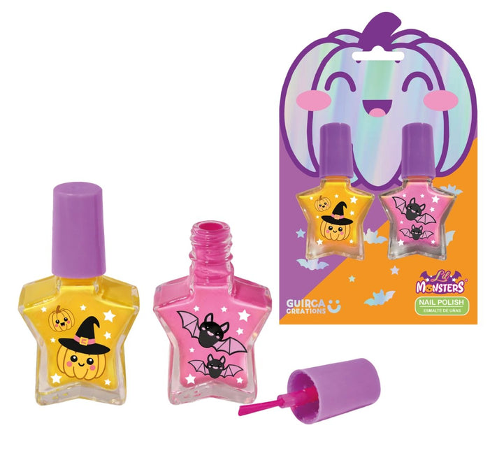 Halloween Nagellak Roze Geel Kind van Fiestas Guirca koop je bij Partywinkel