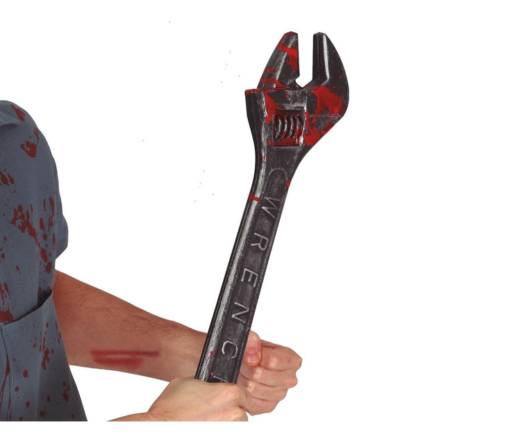 Halloween Nep Breekijzer Met Bloed 45cm van Fiestas Guirca koop je bij Partywinkel