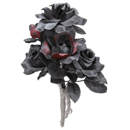 Halloween Nep Bruidboeket Zwart van Widmann koop je bij Partywinkel