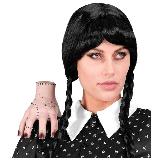 Halloween Nep Hand Wednesday 20cm van Widmann koop je bij Partywinkel