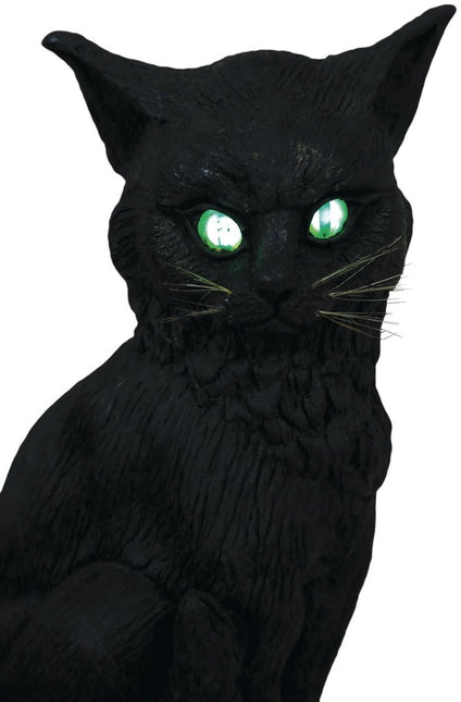 Halloween Nep Kat Met Licht En Geluid 32cm van Fiestas Guirca koop je bij Partywinkel