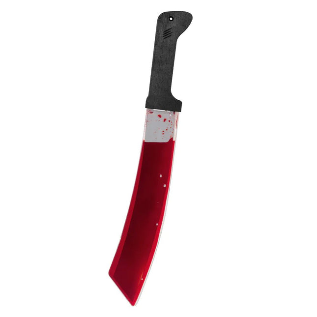Halloween Nep Machete Bloed 51cm van Boland koop je bij Partywinkel