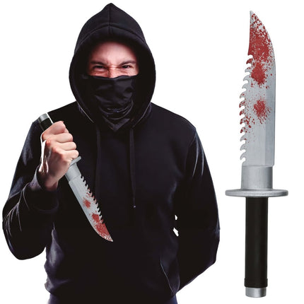 Halloween Nep Machete Bloederig 33cm van Fiestas Guirca koop je bij Partywinkel