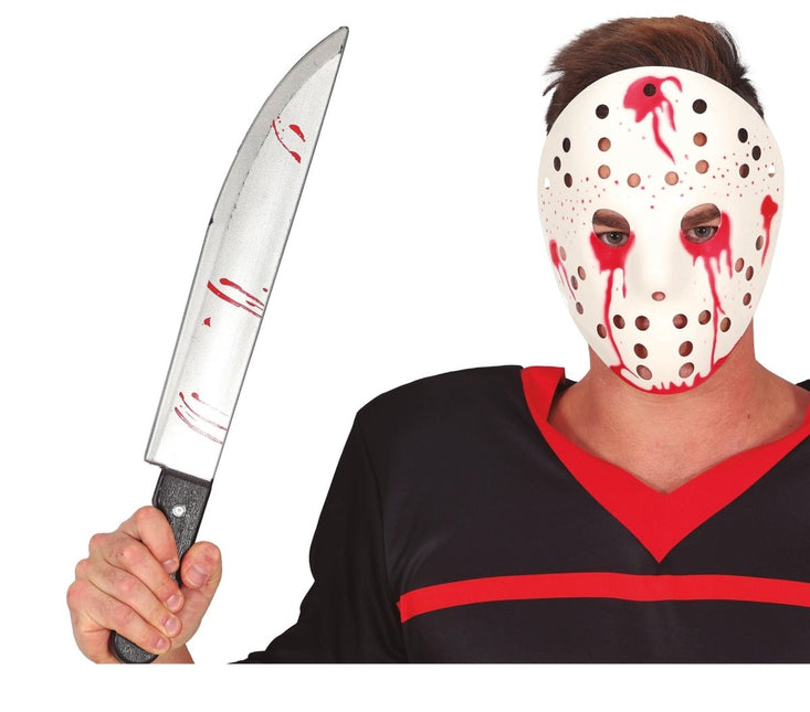 Halloween Nep Machete Met Bloed 45cm van Fiestas Guirca koop je bij Partywinkel